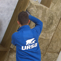 La laine de verre isolante d’URSA TERRA