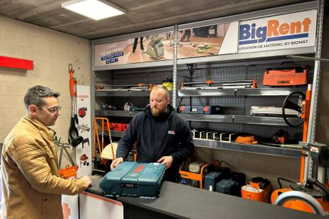 Service de location de machines BigRent