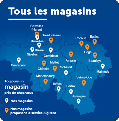 Découvrez la carte de nos magasins